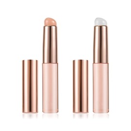 2pcs Silicone Lip And Concealer Makeup Brushes, Premium High Elastic Silicone Brush Set For Lip Balm, Lip Gloss, Lip Stick and Concealer for Lipsticks, Lip Gloss, Lip Balm, Concealer and Nail