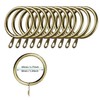 iPEAK 50 Pack Metal Curtain Rings Hanging Hooks For Curtains