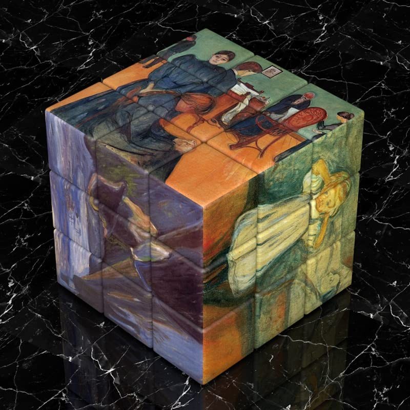 World Famous Paintings Magic Cube, Art Magic Square, Creative Puzzle