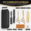 Kit Profesional de Barbería - Juego de 8 Piezas en
