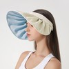 RainFlowwer Visors for Women, Clip On Foldable Wide Brim Womens
