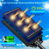 Solar Street Light Outdoor High Output LED Large Battery 20000mAh