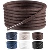SULPO Tear-Resistant Shoelaces - Round Oxfrod Shoelaces - Waxed Shoelaces