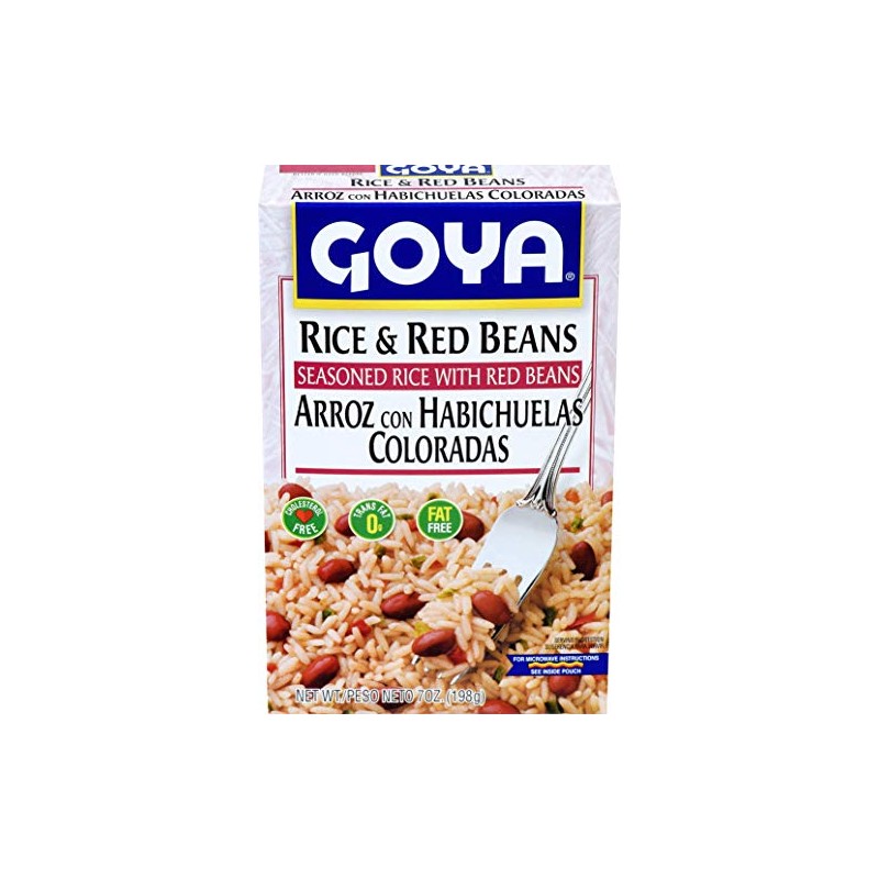 Goya Foods Rice and Red Beans, Seasoned Rice Mix, 7