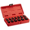 Sunex 3675 3/8-Inch Drive Standard Metric 12 Point Impact Socket Set, 13-Piece
