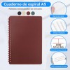 Pcs Cuaderno Espiral Libreta Notas 480 Hojas Libretas Color Tapa