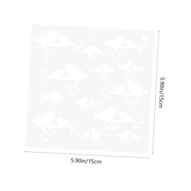Gadpiparty 16 Sheets of DIY Birds Stencils for Painting Multi-Function Hollow Drawing Templates for Boys and Girls Crafts and Wall Decor