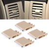 thomas-autoparts 4pcs Car Air Conditioning Vent Center Dash A/C Outlet