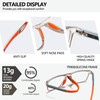 ZXYOO Near-range Workspace Progressive Reading Glasses for Men Women -