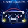 Idhadkc Desktop Computer Switch External Power Switch Power Button+Restart Button