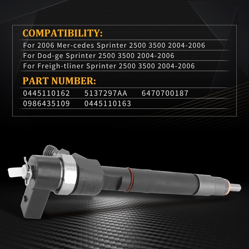 Dokili Diesel Fuel Injector Compatible with Mercedes Dodge Freightliner Sprinter