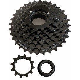 FAMEX RIDE FR-HG200-8 Bike Cassette, 8-Speed, Steel, Black