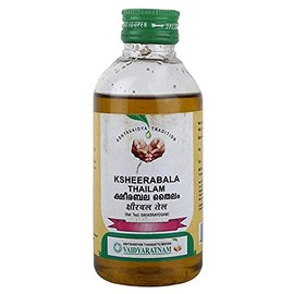 VAIDYARATNAM Ksheerabala Thailam -200 ML (Pack Of 2)| Ayurvedic Products | Ayurveda Products | Vaidyaratnam Products