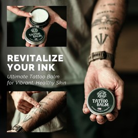 Out of Regz Tattoo Balm Aftercare 2oz - Tattoo Healing Balm Infused with Natural Ingredients: Calendula, Shea Butter, Aloe Vera, Cocoa Butter, Almond Oil, Vitamin E for Improved Tattoo Care & Look