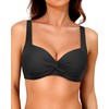 Yonique Women Underwire Bikini Top - Push Up Bathing Suit
