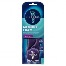 Maseur Buy Maseur Footcare Women's Memory Foam Insoles 1 Pair Online | Chempro Chemists