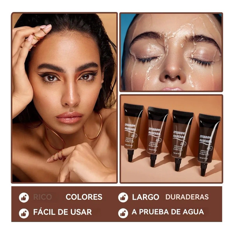 Gel Tinte Cejas Peel-off Resistente Al Agua 24h Pelado Fácil