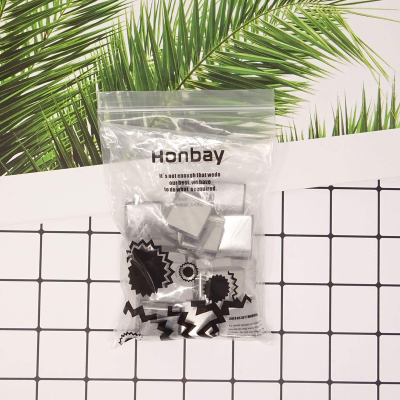 Honbay 56PCS Metal Empty Square Metal Pans Make Up Tins