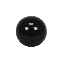 M Ceramic Ball Modern Decorative Table Decoration Diameter 11 cm Sizes Black Gloss Black Ball
