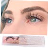 Ipetboom 2pcs Shiny Rhinestone False Eyelash Storage Case Convenient Eyelash