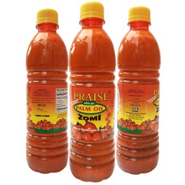 Praise Red Palm Oil, 16 Oz / 500 ml - Zomi