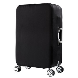 Suitcase Protective Cover, Travel Suitcase Protective Cover, Elastic Suitcase Cover, Suitcase Cover, Luggage Cover (Black, L 26-28 Inches), black