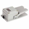 Foot Switch Nonslip Aluminum Shell Momentary Pedal Silver Contacts LT3
