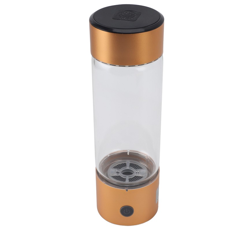 Hydrogen Water Bottle Portable 410ml Hydrogen Rich Water Glass Cup
