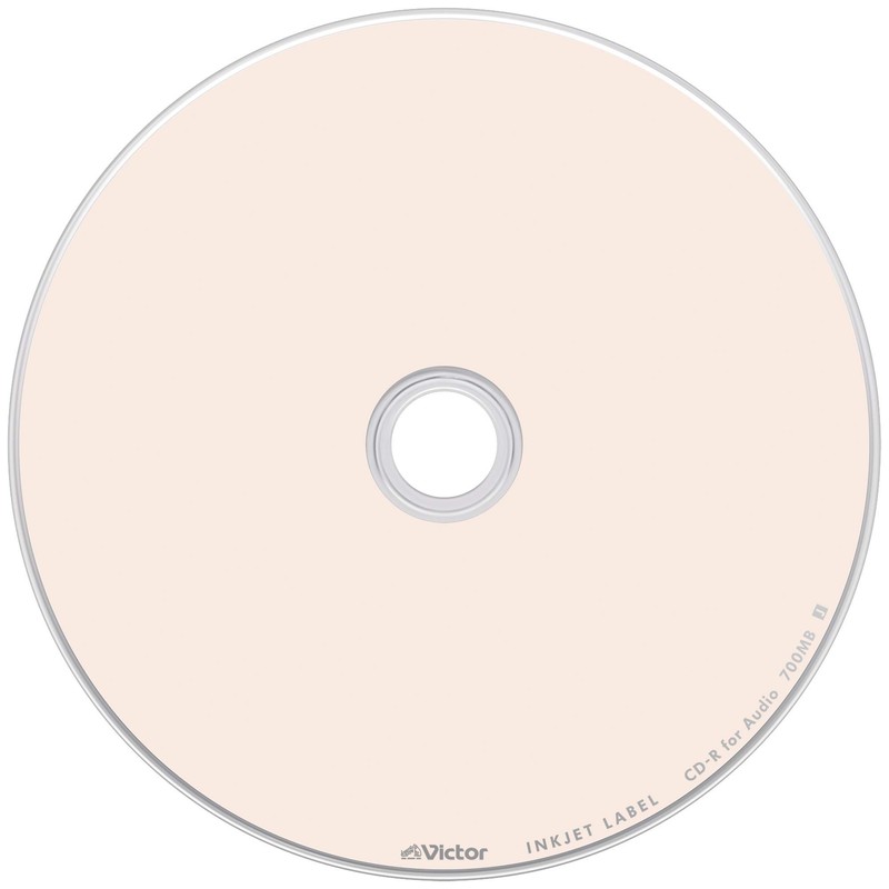 Victor AR80FPX20SJ1 CD-R for Music, 80 Minutes, 20 Pieces, Color