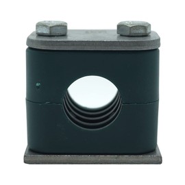 STAUFF 17.2MM Standard Series Clamp, Polypropylene with Galvannized Steel Plated Hardware, Weld Mounting & Metric Hex Bolts
