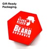 The BEARD BLACK Silicone Beard Scrubber, Facial Hair Exfoliator Brush,