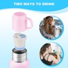Vacuum Insulated Water Bottle Thermo with Cup 648ml/22oz Stainless Steel