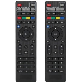 Replacement Remote Control for TVIP 605, TVIP 415, TVIP 412, TVIP 410, TVIP S300 Set Top Box (2 - Packs)