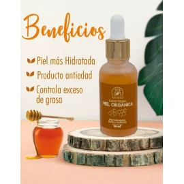 Productos Mart Mexico Suero Facial Miel Orgánica Nutre Suaviza (30 Ml)