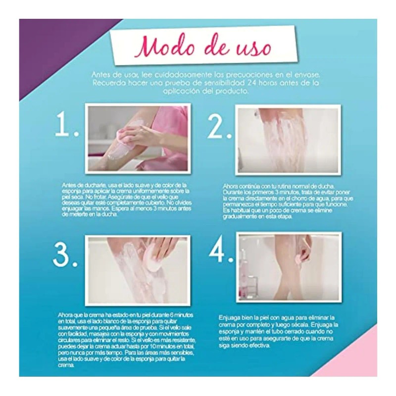 Veet Crema Depiladora Ducha Piel Sensible 150