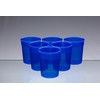 Avenue's Dishwasher Safe Stackable Neon Aqua Blue Plastic Cups/Beakers/Tumblers 250ml