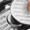 Fdit - Juego de 2 moldes antiadherentes para hamburguesas de