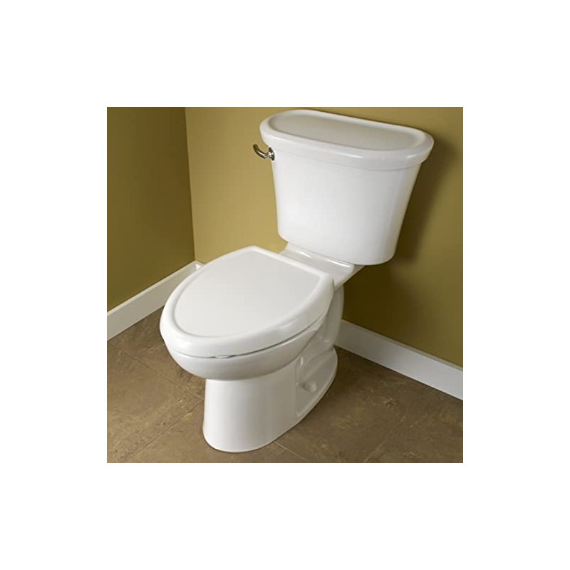 Cadet 3 Slow Close Round Toilet Seat Finish: White