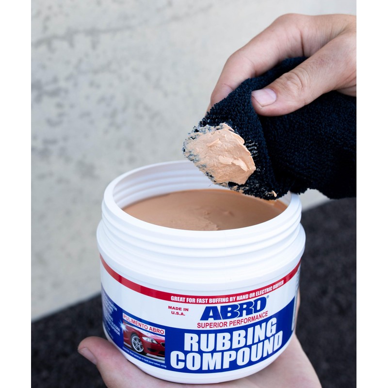 ABRO Superior Performance Rubbing Compound, 32 oz., High-tech Shine Car
