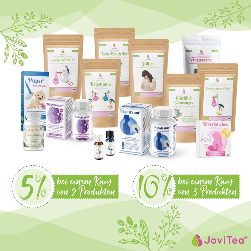 JoviTea® Babytraum Organic Rattling Stork Tea – Traditional Formula –