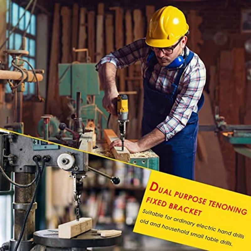 SILULCM Silver Square Hole Drill Bit Adapter for Installation and