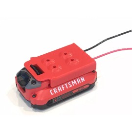 Craftsman V20 battery Power mount connector adapter holder dock 12 awg wires 20v
