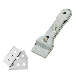 KINGZHUO 1 Pc Glass Scraper Suitable for Glass Ceramic and Induction Cooktops & 5 Pc Replacement Accessories Ceramic Scraper Cooktop Cleaner Scraper