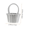KOMBIUDA 24pcs Party Candy Baskets Elegant Storage Baskets for Weddings