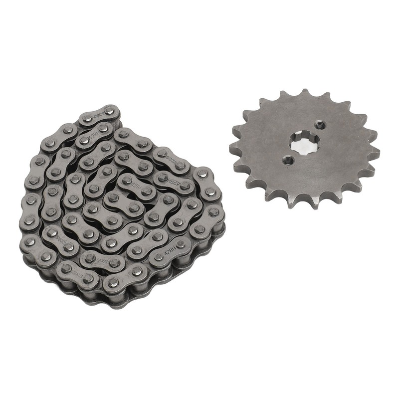 428 19T 17mm Sprocket with 428 60 Links Chain Steel