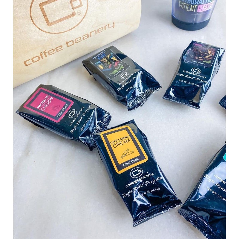 Taste of Coffee Beanery, Gourmet Coffee Gift Basket, 12 One