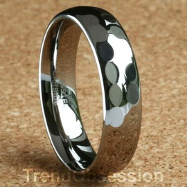 Marcello Randoni Tungsten Carbide Ring Mens Wedding Band Size 9