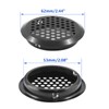 Uenhoy 20 Pcs Black Air Vents 2.1" (53mm) Circular Soffit