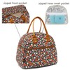 FlowFly Insulated Lunch Bag With Shoulder Strap for Women, Men,