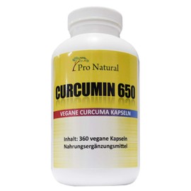 Curcuma Extract 360 Capsules - Curcumin Content High Dose